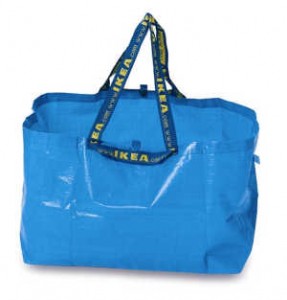 Blue Ikea Bag